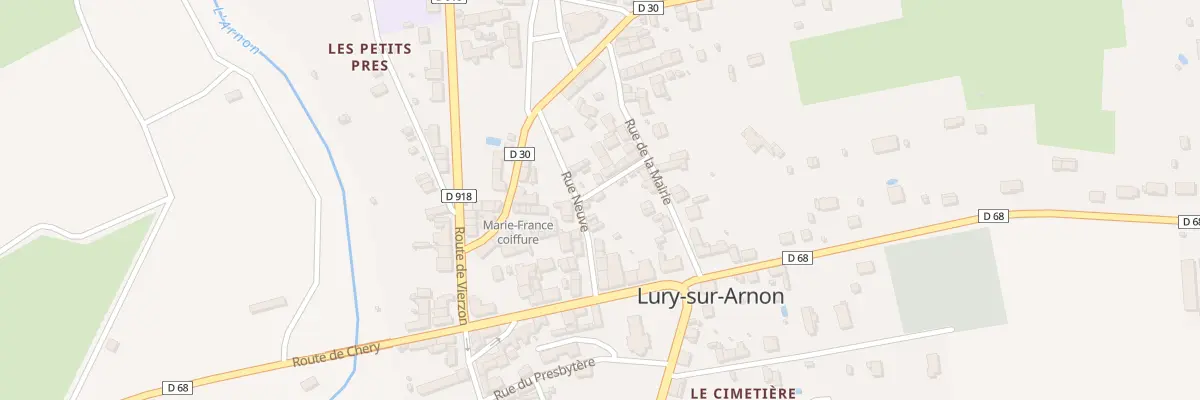 Plan du 1 Rue Lafayette à Lury-sur-Arnon