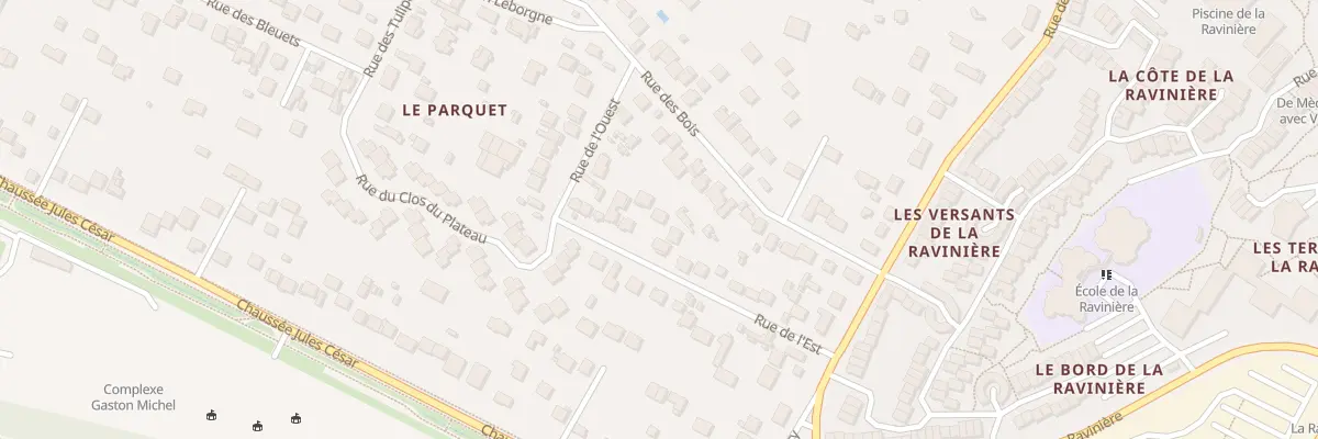 Plan du 9T Rue de l’Est à Osny