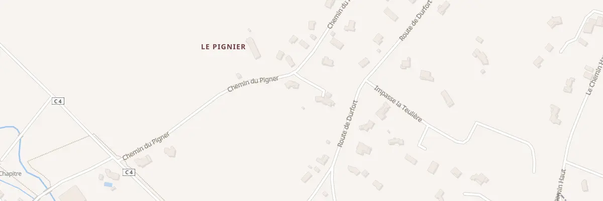 Plan du 265 Che du Pigner à Sorèze
