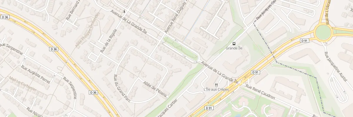 Plan du 15 Av de la Grande-Île à Voisins-le-Bretonneux