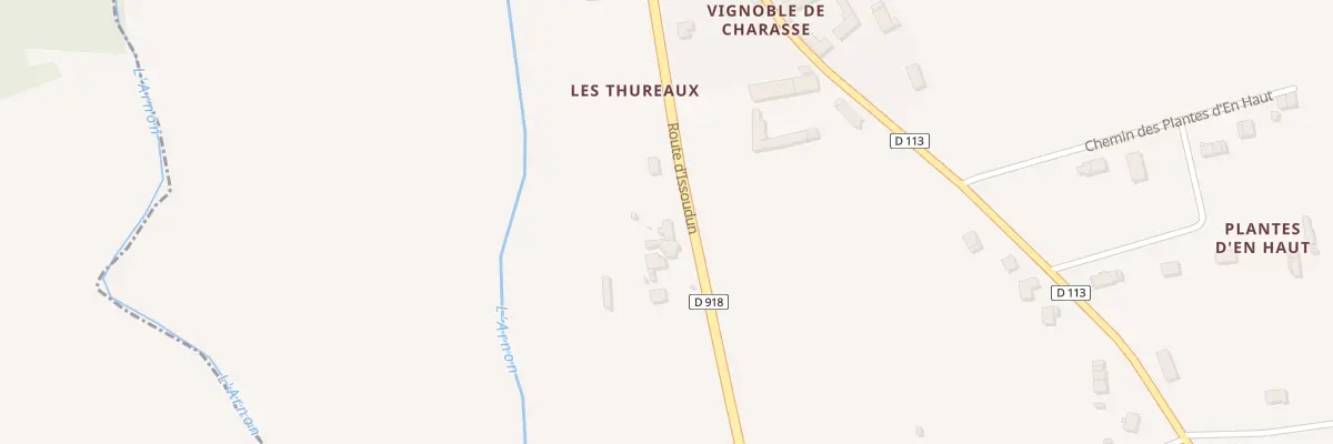 Plan du 34 Rte d’Issoudun à Lury-sur-Arnon
