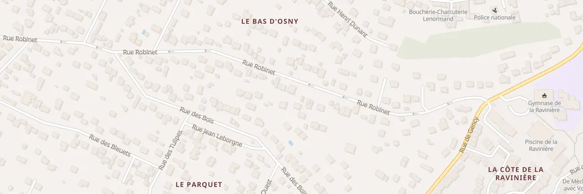 Plan du 60 Rue Robinet à Osny