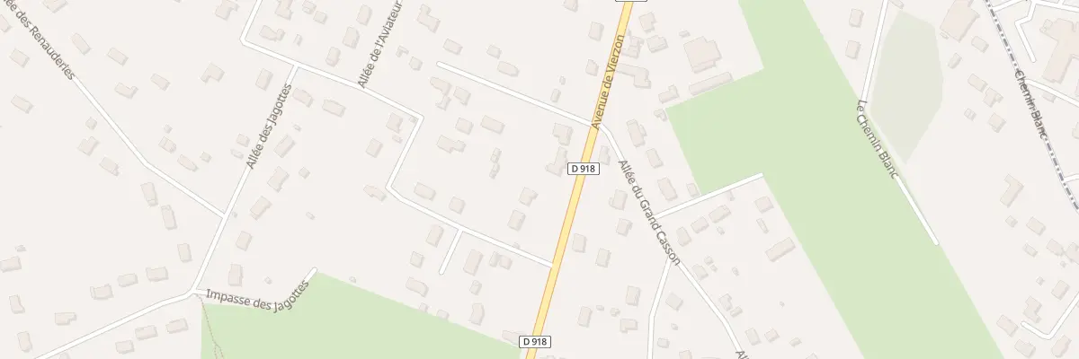 Plan du 54 Av de Vierzon à Neuvy-sur-Barangeon