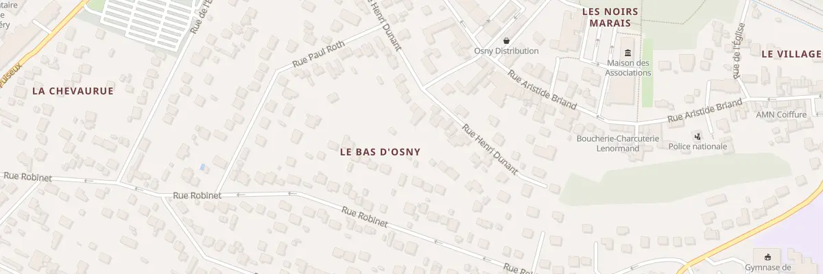 Plan du 16 Rue Henri Dunant à Osny