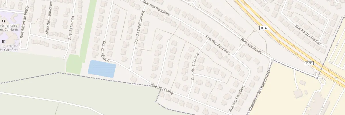 Plan du 8 Rue de la Borne Royale à Voisins-le-Bretonneux