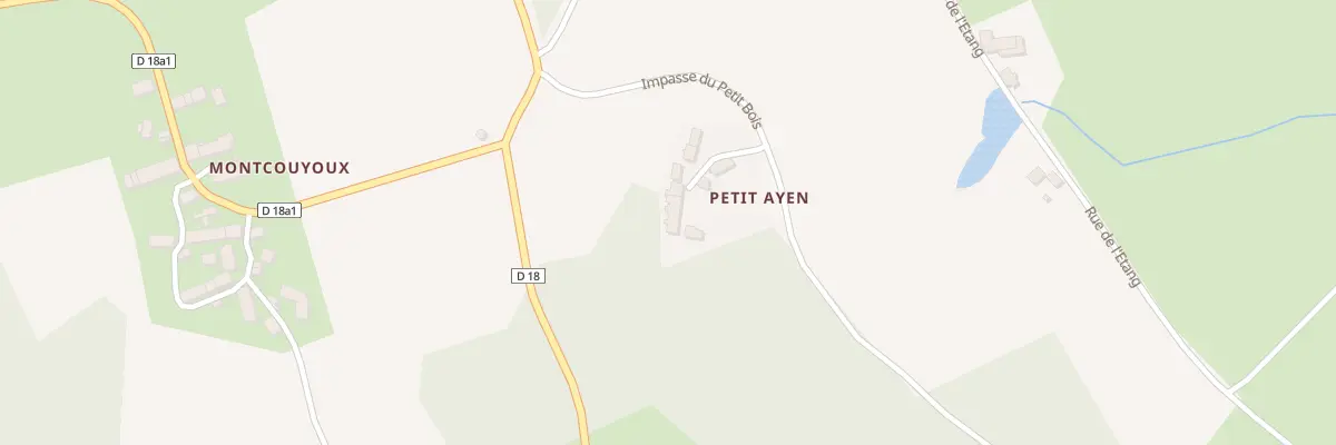 Plan du 10 Imp du Petit Bois à Ahun