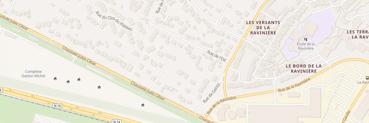 Plan du 18 Rue de l’Est à Osny