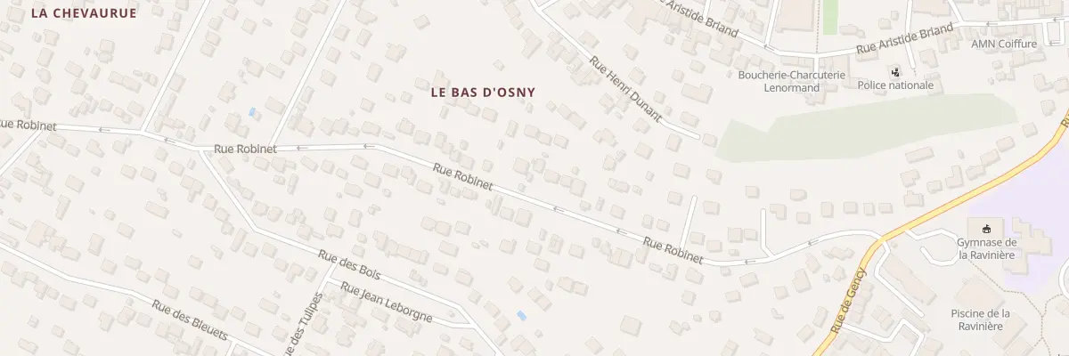Plan du 65 Rue Robinet à Osny