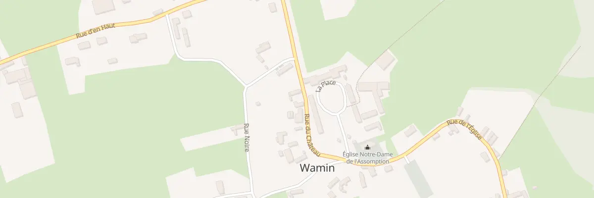 Plan du 7 Rue du Chateau à Wamin