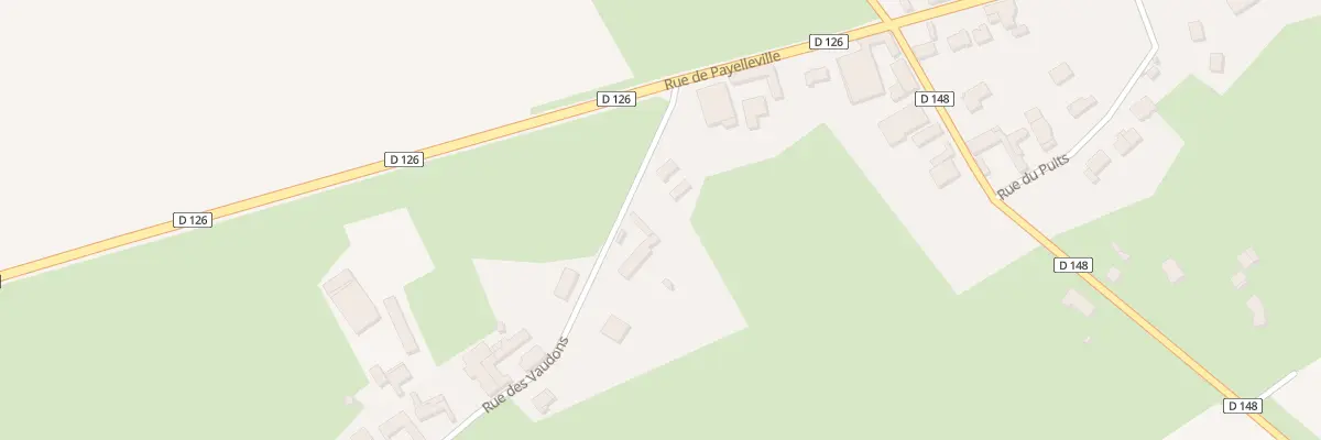 Plan du 1A Rue des Vaudons à Verchocq