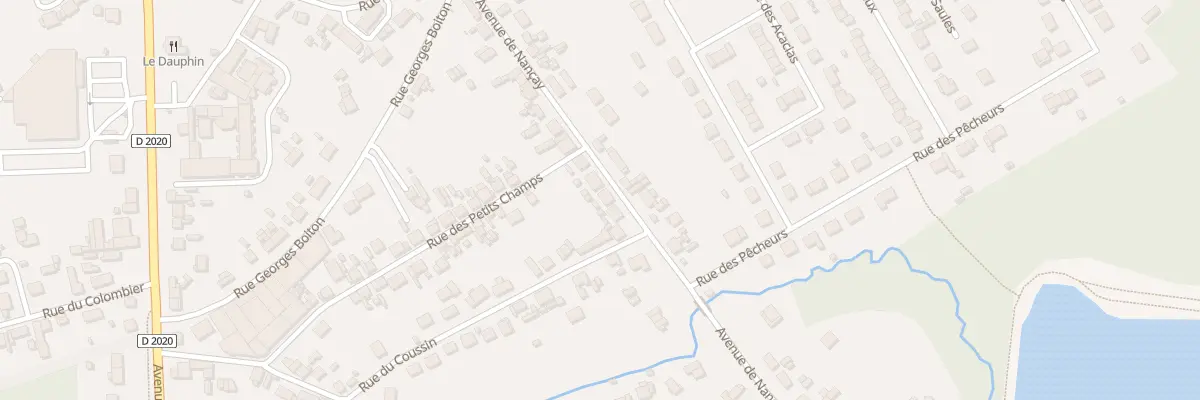 Plan du 28 Av de Nançay à Salbris