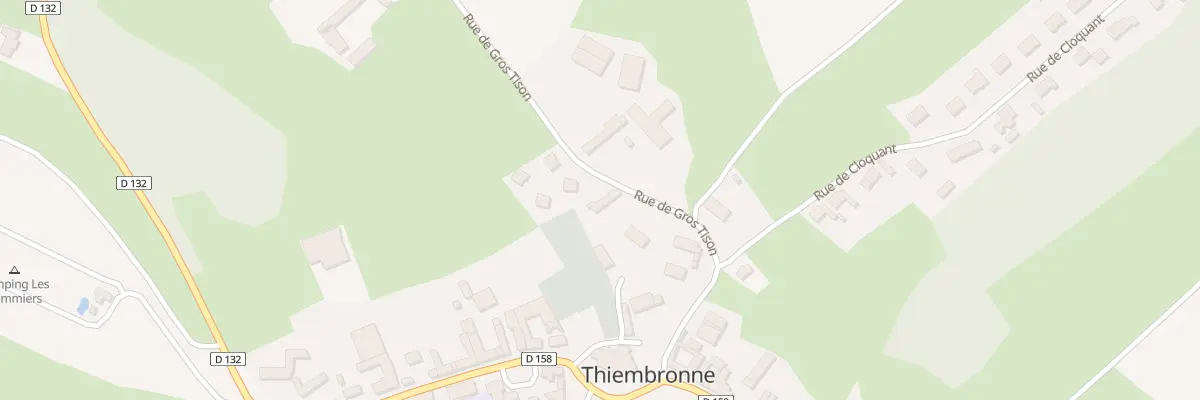 Plan du 1 Rue du Gros Tison à Thiembronne