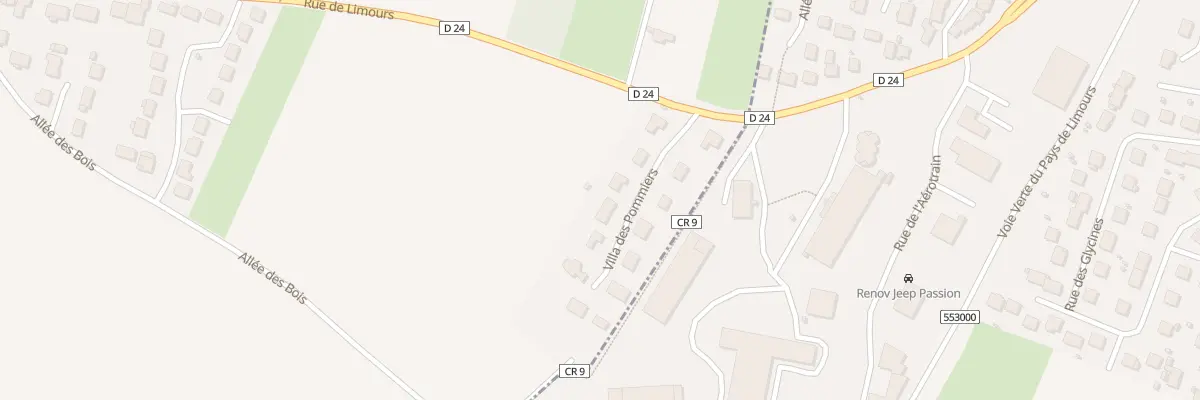 Plan du 8 Vla des Pommiers à Pecqueuse