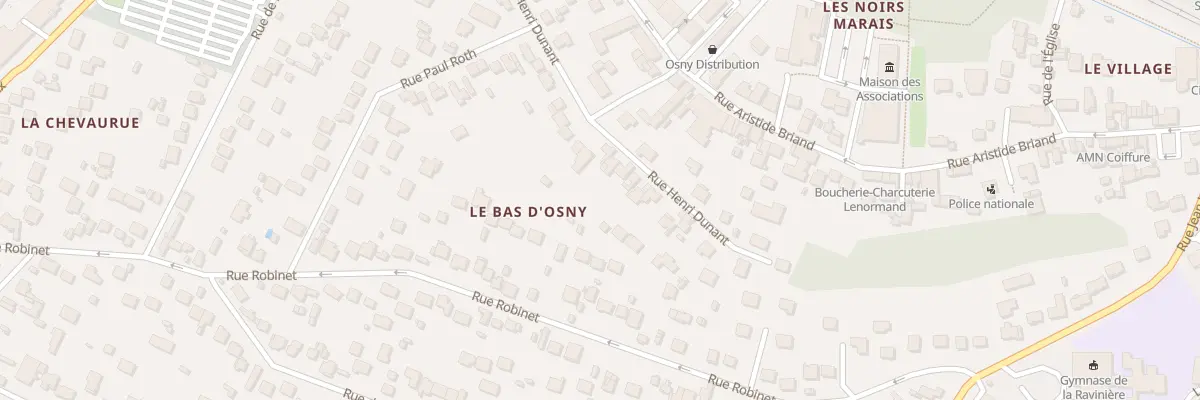 Plan du 20 Rue Henri Dunant à Osny