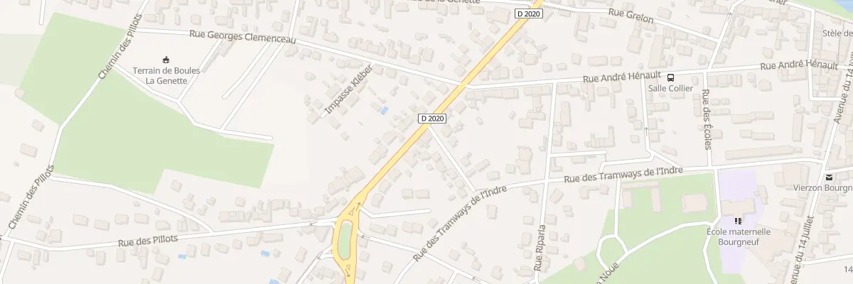 Plan du 28 Bd de la Nation à Vierzon