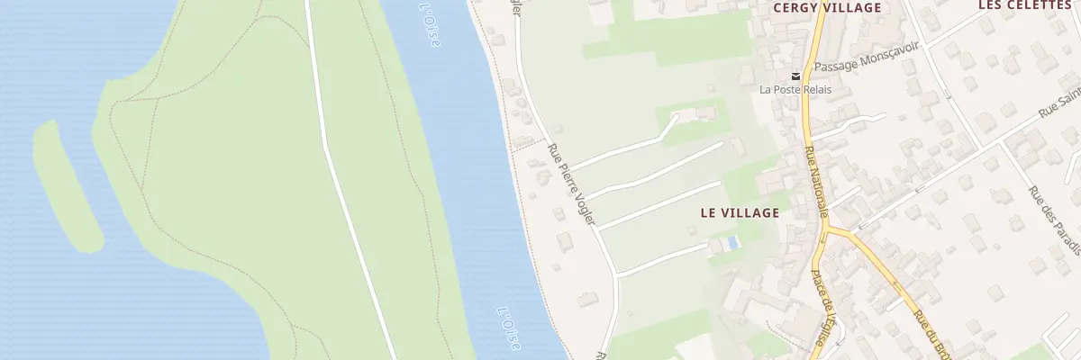 Plan du 15 Rue Pierre Vogler à Cergy