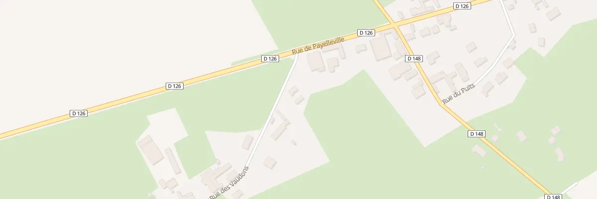 Plan du 5000 Rue des Vaudons à Verchocq
