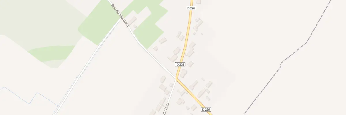 Plan du 1840 Rue de la Grasse Payelle à Zutkerque