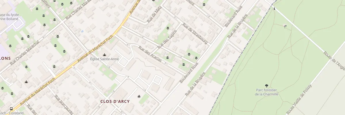 Plan du 30 Rue Roger Salengro à Poissy
