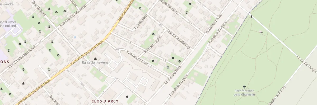 Plan du 27 Rue Roger Salengro à Poissy