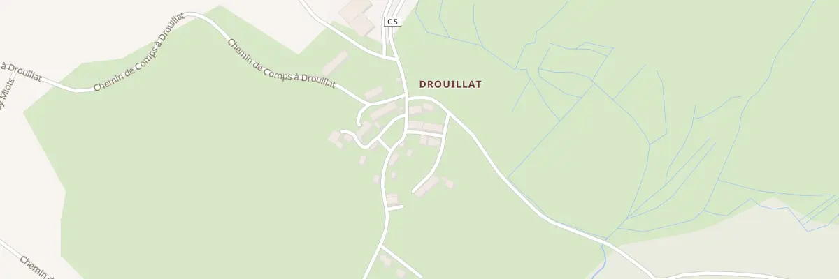 Plan du 5215 Drouillat à Peyrelevade