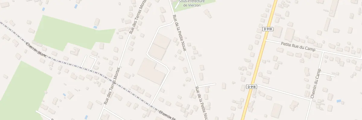 Plan du 14 Rue de la Pte Noue à Vierzon