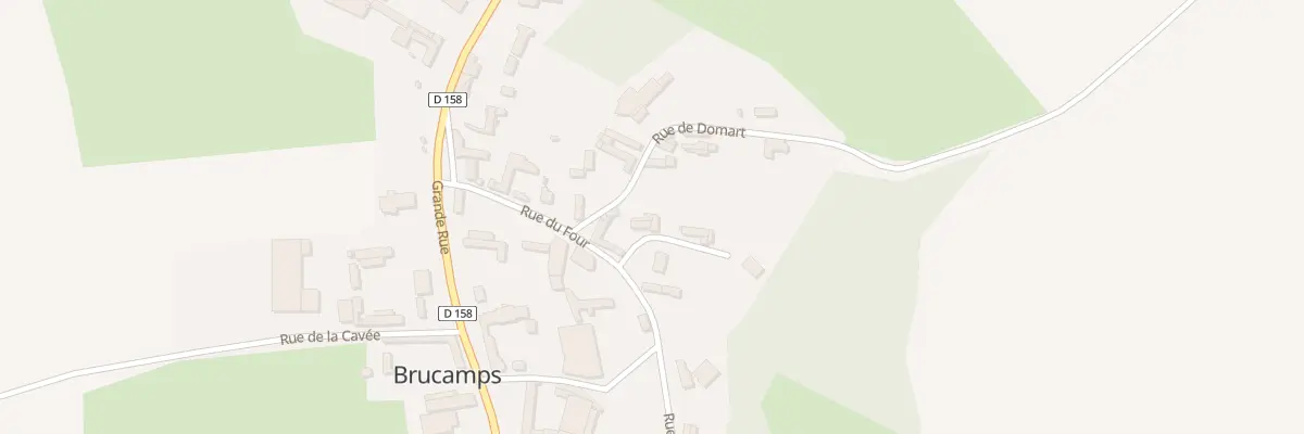 Plan du 1 Rue du Grand Reumet à Brucamps