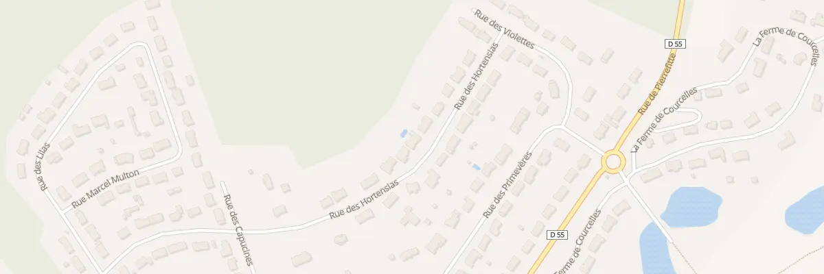 Plan du 23 Rue des Hortensias à Salbris