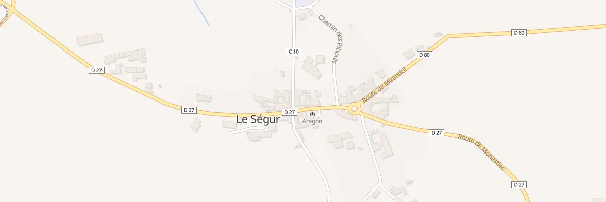 Plan du 5020 Le Village au Ségur