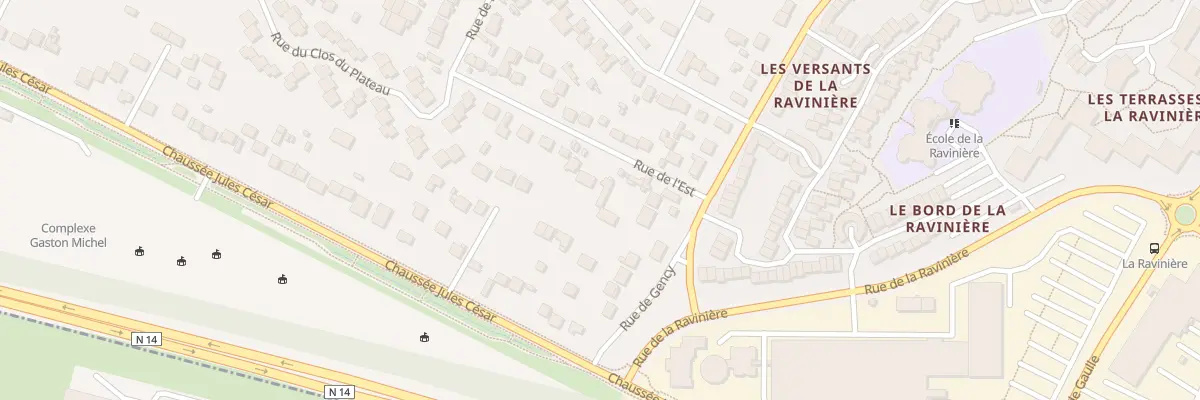Plan du 22 Rue de l’Est à Osny