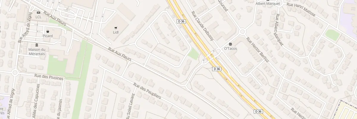 Plan du 27 Rue des Vergers à Voisins-le-Bretonneux