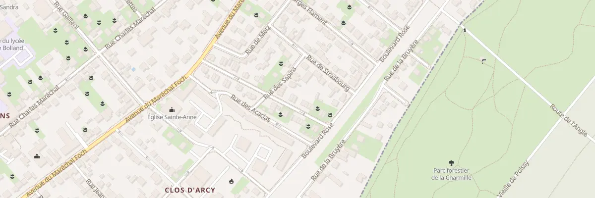 Plan du 29 Rue Roger Salengro à Poissy