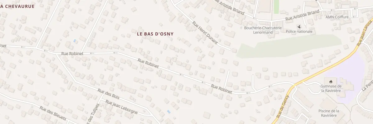 Plan du 69 Rue Robinet à Osny