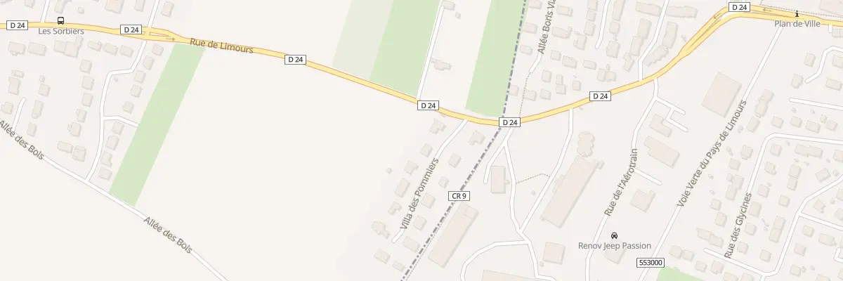 Plan du 4 Vla des Pommiers à Pecqueuse