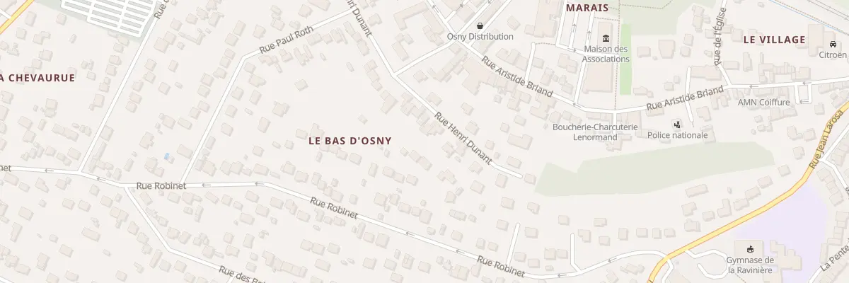 Plan du 26 Rue Henri Dunant à Osny