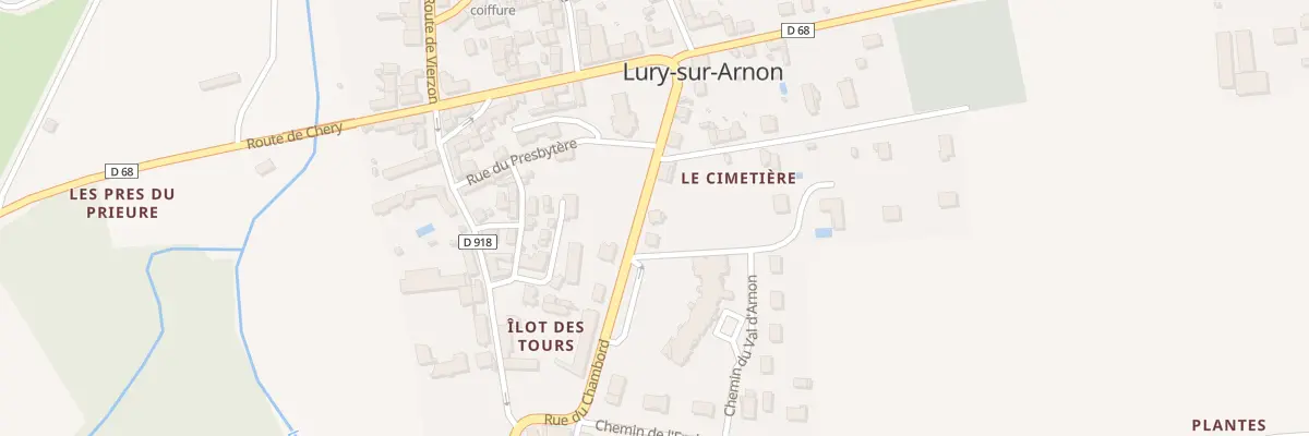 Plan du 11 Rue du Chambord à Lury-sur-Arnon