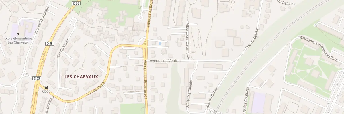 Plan du 9001 Av de Verdun à Andrésy