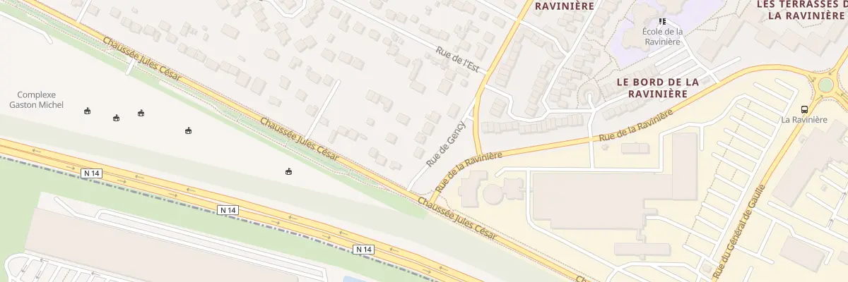 Plan du 9002 Rue de Gency à Osny