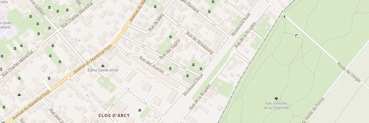 Plan du 31 Rue Roger Salengro à Poissy