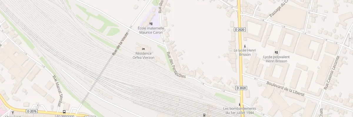 Plan du 41 Rue des Pentecotes à Vierzon