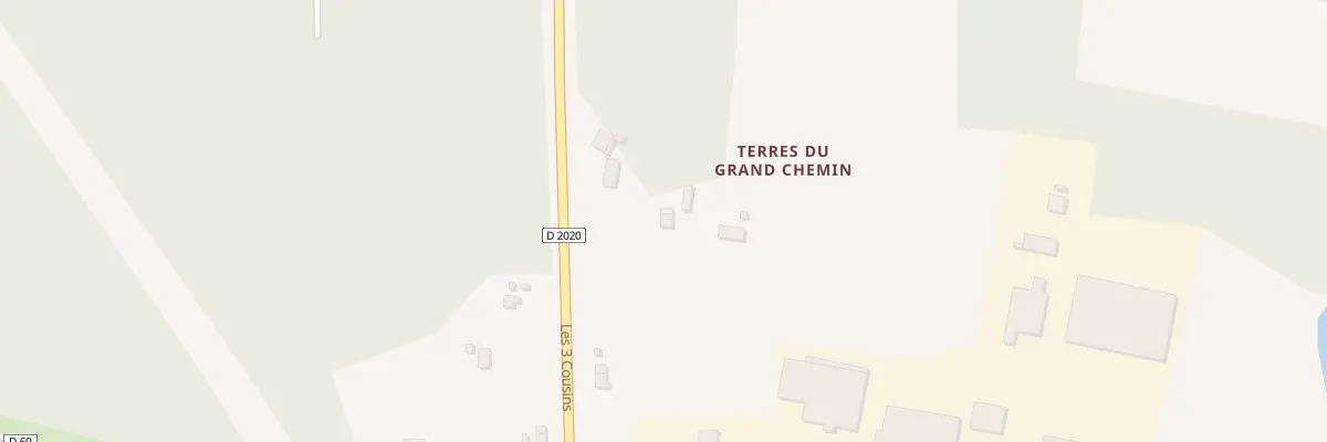Plan du 14 Les Trois Cousins à Theillay