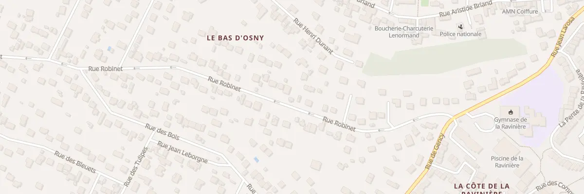 Plan du 73 Rue Robinet à Osny