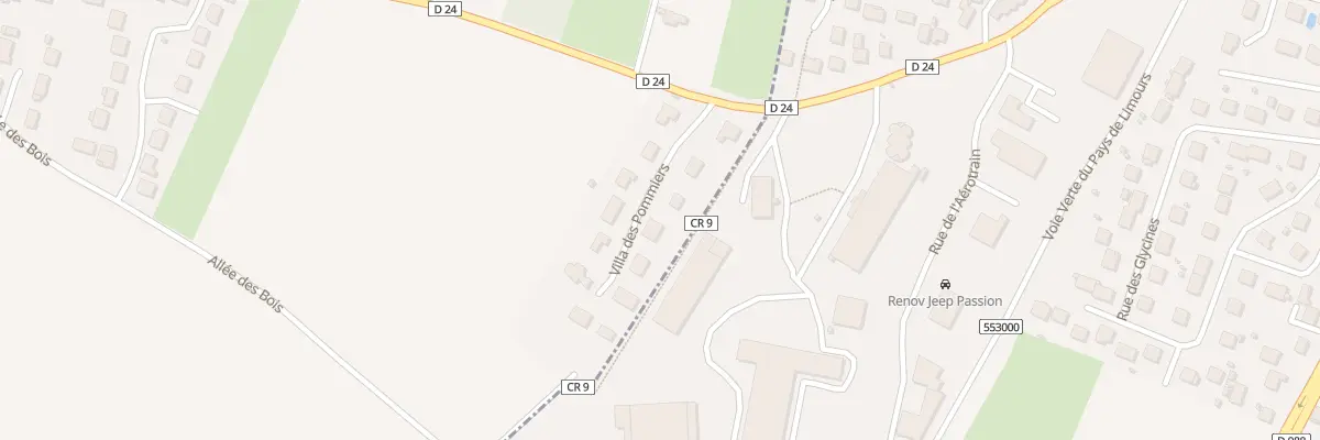 Plan du 7 Vla des Pommiers à Pecqueuse