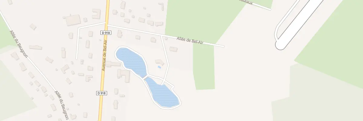 Plan du 8 All de Bel Air à Méreau