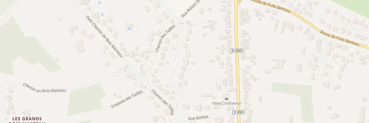 Plan du 10 Rue Baptiste Marcet à Vierzon