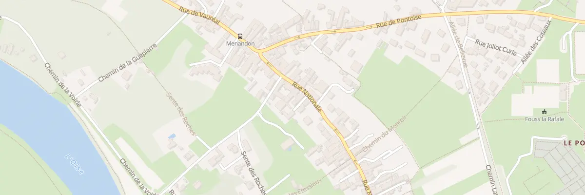 Plan du 2 Imp de Menandon à Cergy