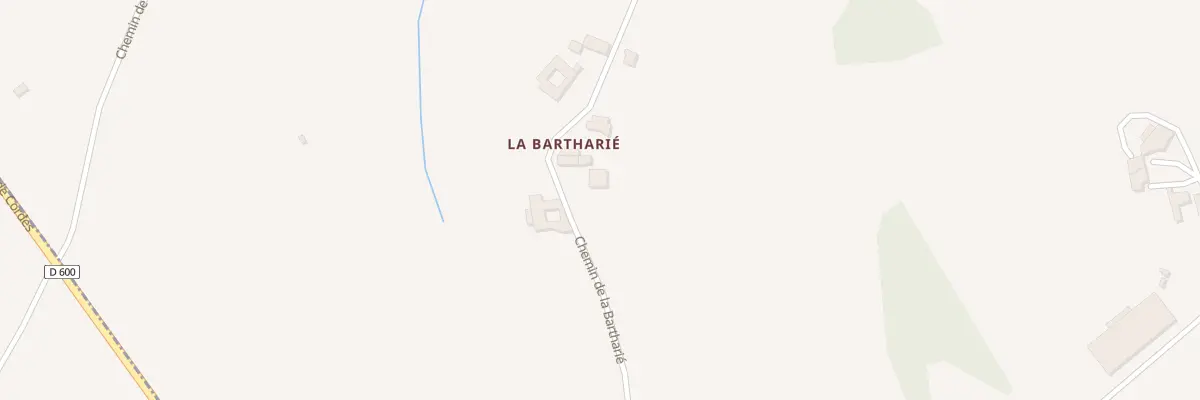 Plan du 62 Che de la Bartharie à Mailhoc