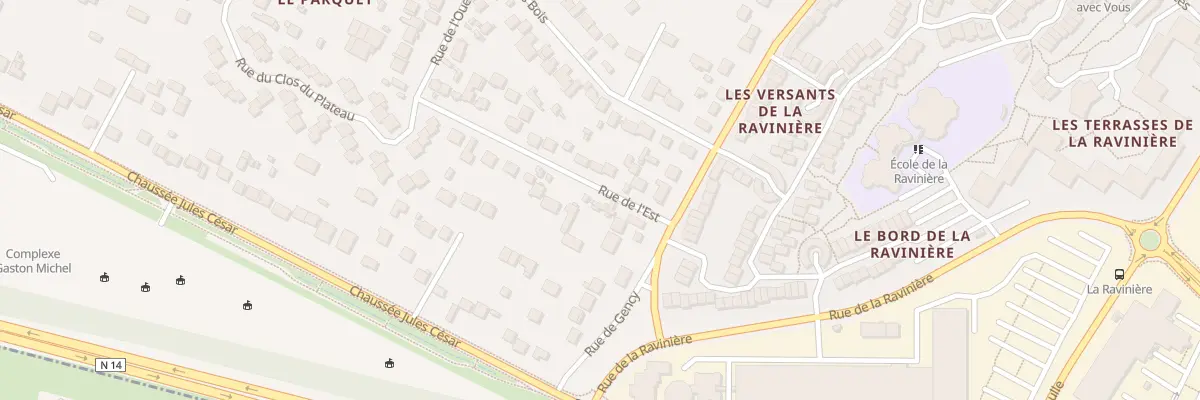 Plan du 24 Rue de l’Est à Osny