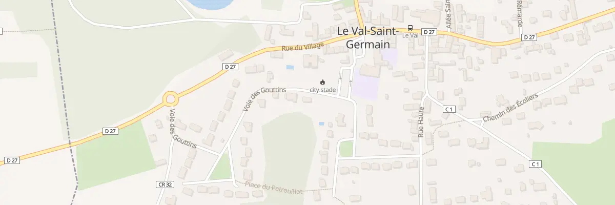 Plan du 12 Voie des Gouttins au Val-Saint-Germain