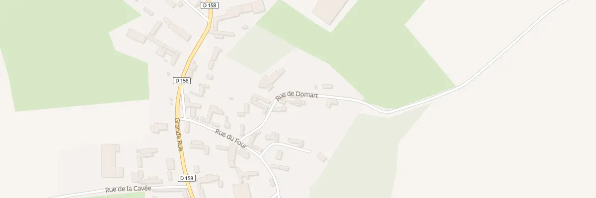 Plan du 6 Rue de Domart à Brucamps